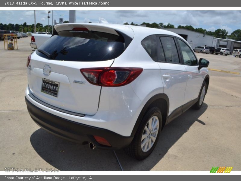 Crystal White Pearl Mica / Sand 2013 Mazda CX-5 Touring