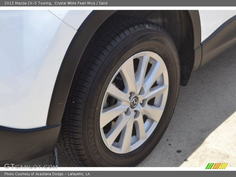 Crystal White Pearl Mica / Sand 2013 Mazda CX-5 Touring