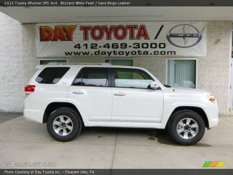 Blizzard White Pearl / Sand Beige Leather 2013 Toyota 4Runner SR5 4x4