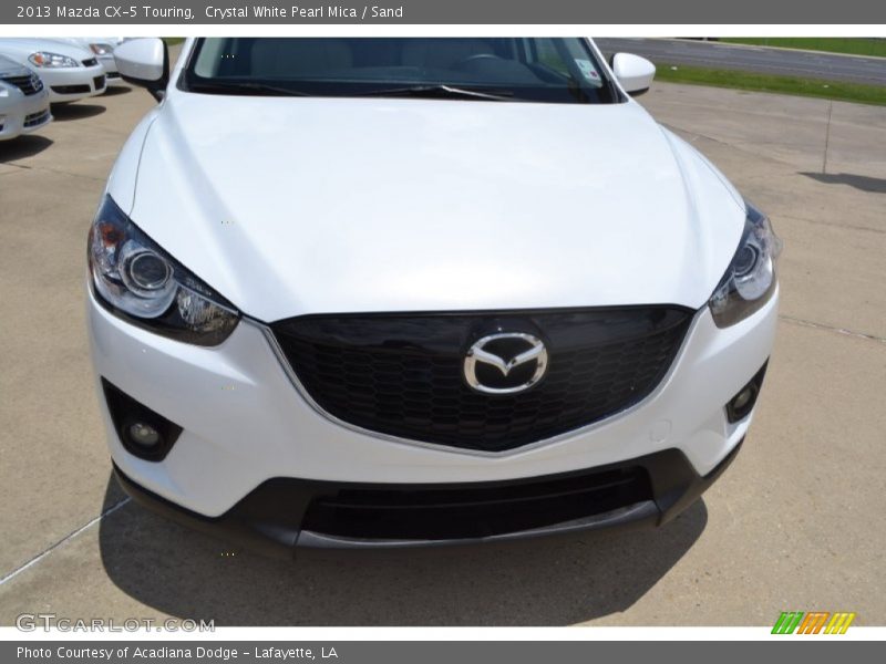 Crystal White Pearl Mica / Sand 2013 Mazda CX-5 Touring