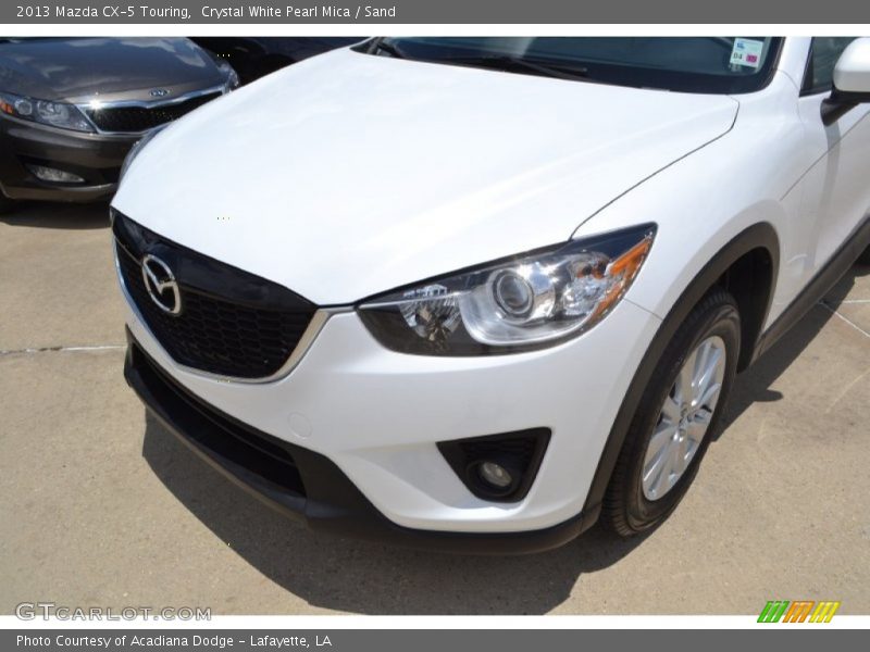 Crystal White Pearl Mica / Sand 2013 Mazda CX-5 Touring