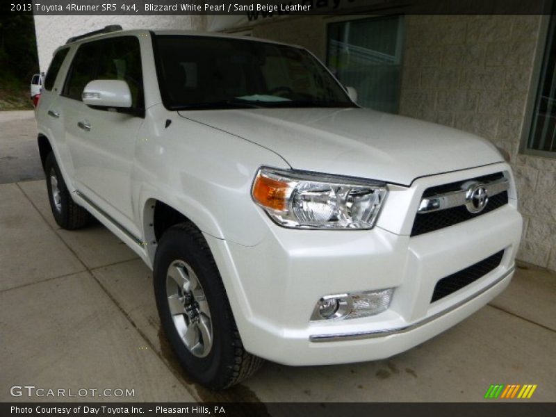 Blizzard White Pearl / Sand Beige Leather 2013 Toyota 4Runner SR5 4x4