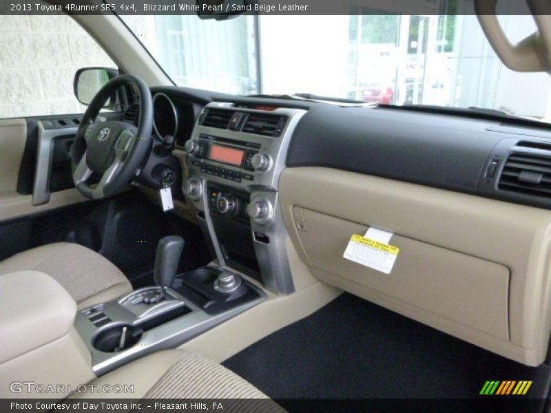 Blizzard White Pearl / Sand Beige Leather 2013 Toyota 4Runner SR5 4x4