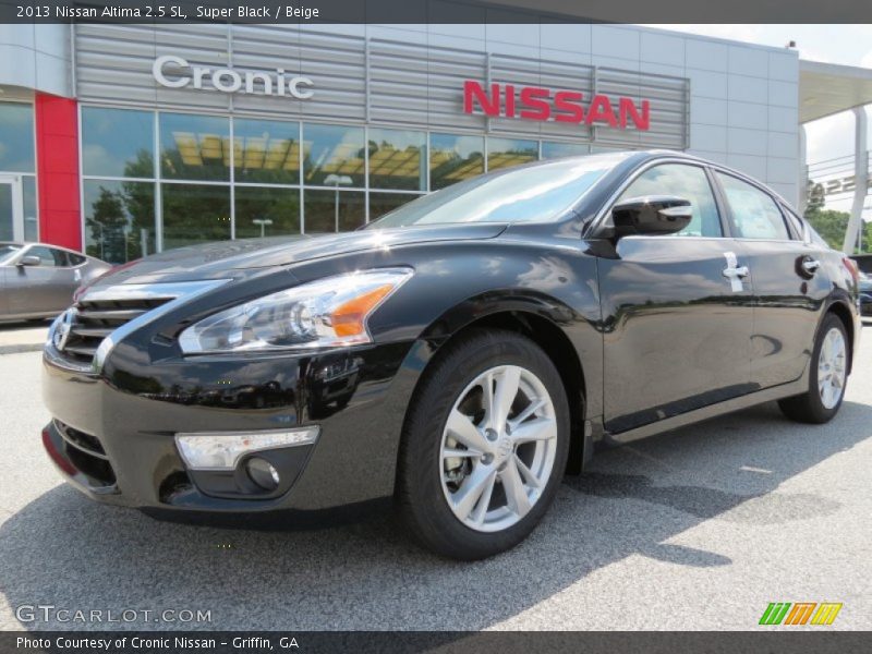 Super Black / Beige 2013 Nissan Altima 2.5 SL