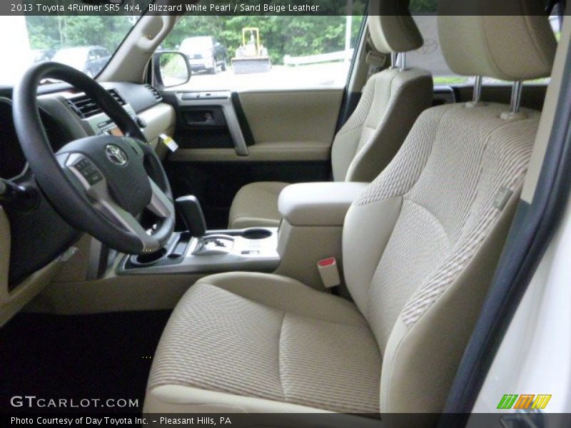 Blizzard White Pearl / Sand Beige Leather 2013 Toyota 4Runner SR5 4x4