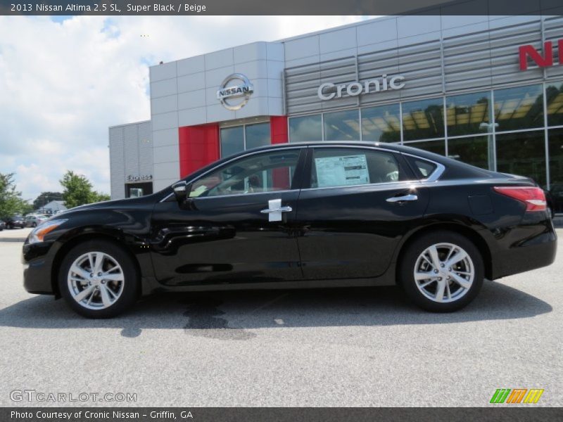 Super Black / Beige 2013 Nissan Altima 2.5 SL