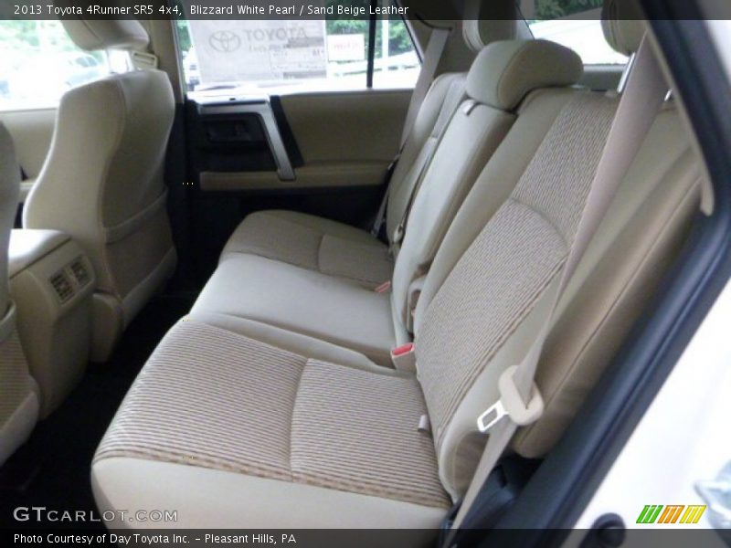 Blizzard White Pearl / Sand Beige Leather 2013 Toyota 4Runner SR5 4x4