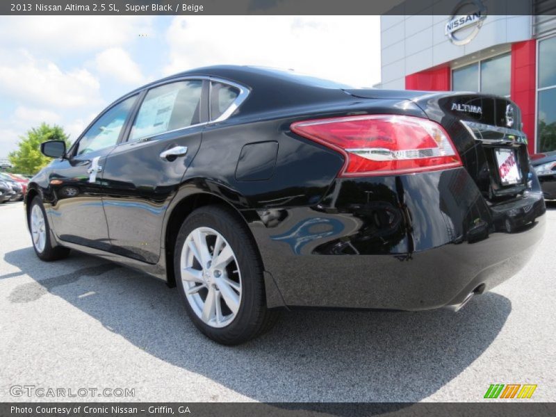 Super Black / Beige 2013 Nissan Altima 2.5 SL