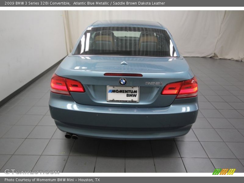 Atlantic Blue Metallic / Saddle Brown Dakota Leather 2009 BMW 3 Series 328i Convertible