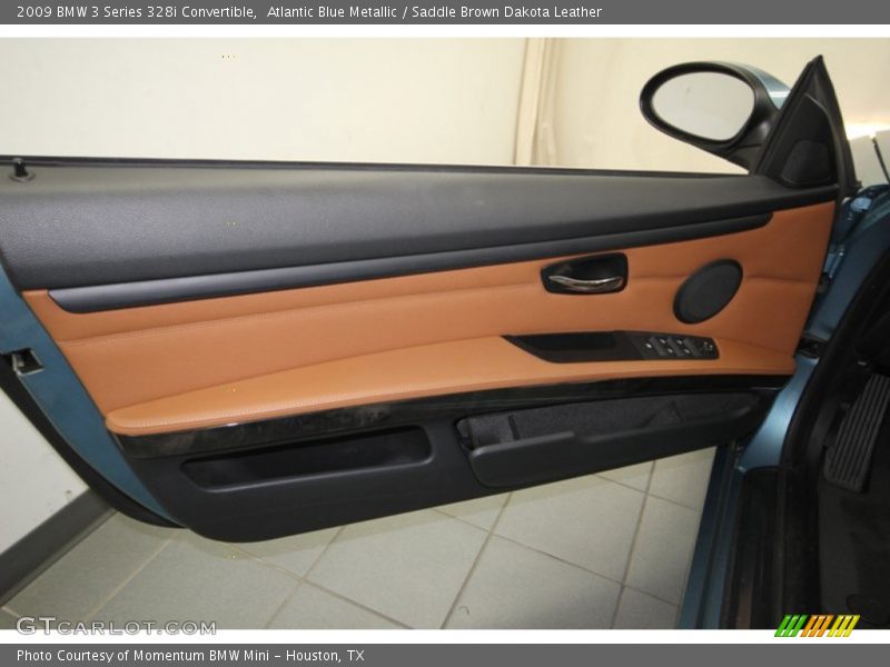 Atlantic Blue Metallic / Saddle Brown Dakota Leather 2009 BMW 3 Series 328i Convertible
