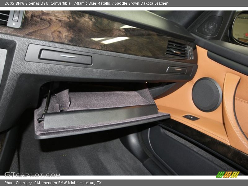 Atlantic Blue Metallic / Saddle Brown Dakota Leather 2009 BMW 3 Series 328i Convertible