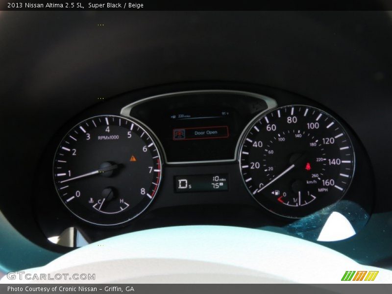 Super Black / Beige 2013 Nissan Altima 2.5 SL
