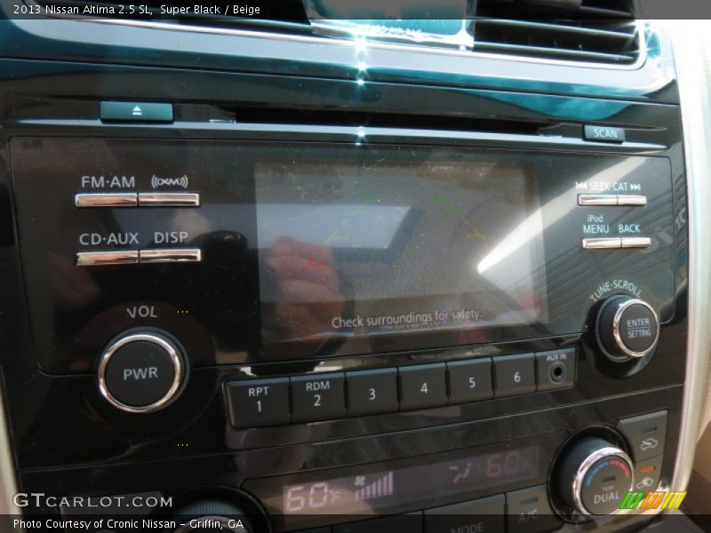 Super Black / Beige 2013 Nissan Altima 2.5 SL