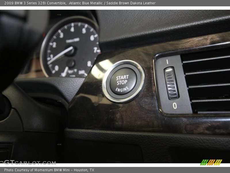 Atlantic Blue Metallic / Saddle Brown Dakota Leather 2009 BMW 3 Series 328i Convertible