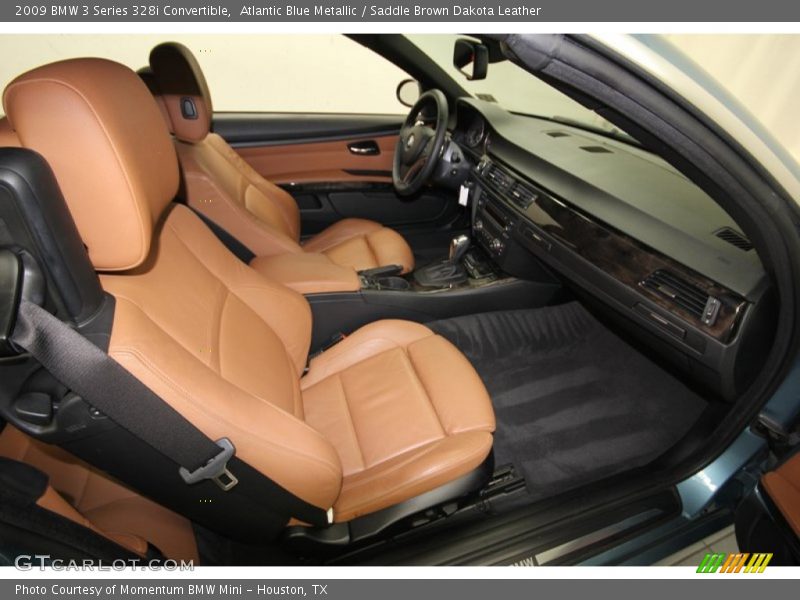 Atlantic Blue Metallic / Saddle Brown Dakota Leather 2009 BMW 3 Series 328i Convertible