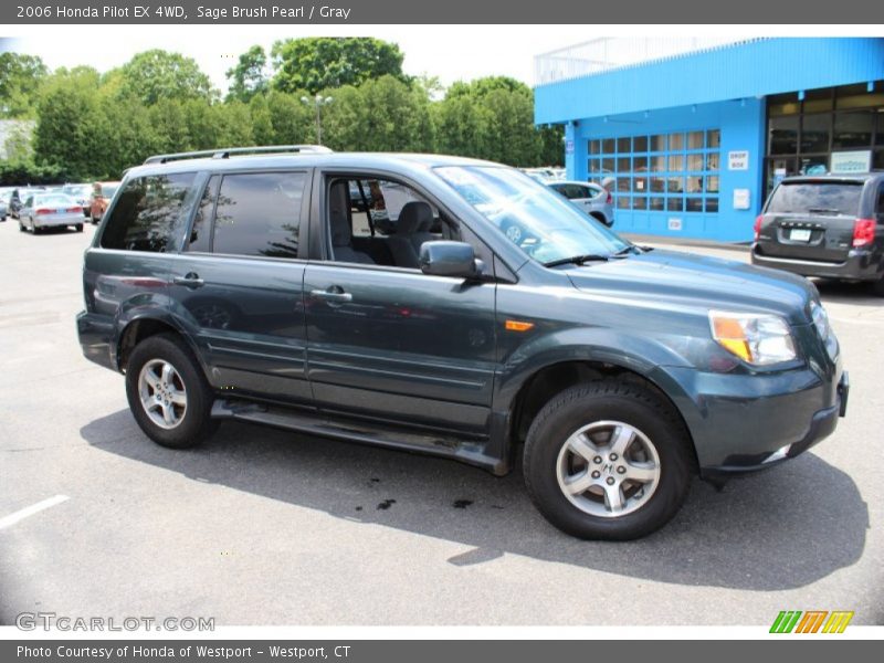 Sage Brush Pearl / Gray 2006 Honda Pilot EX 4WD