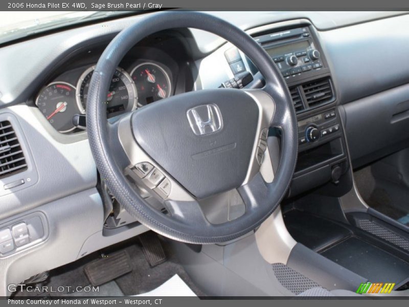 Sage Brush Pearl / Gray 2006 Honda Pilot EX 4WD