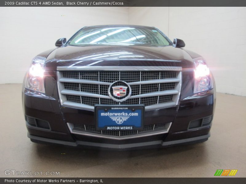 Black Cherry / Cashmere/Cocoa 2009 Cadillac CTS 4 AWD Sedan