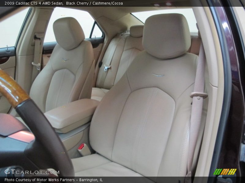 Black Cherry / Cashmere/Cocoa 2009 Cadillac CTS 4 AWD Sedan