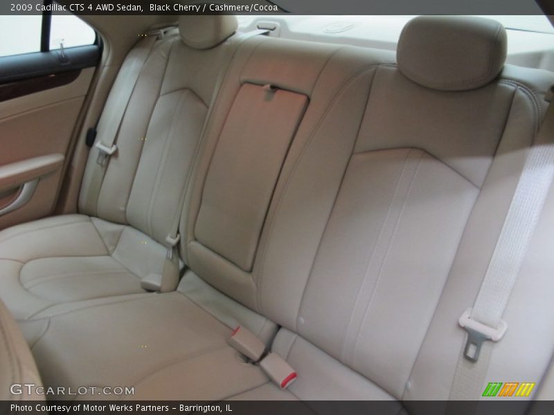 Black Cherry / Cashmere/Cocoa 2009 Cadillac CTS 4 AWD Sedan