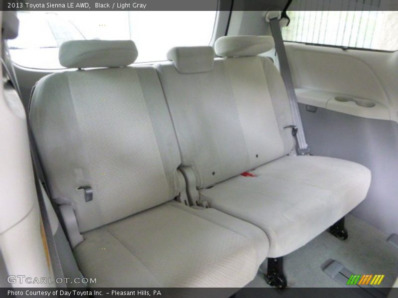 Black / Light Gray 2013 Toyota Sienna LE AWD