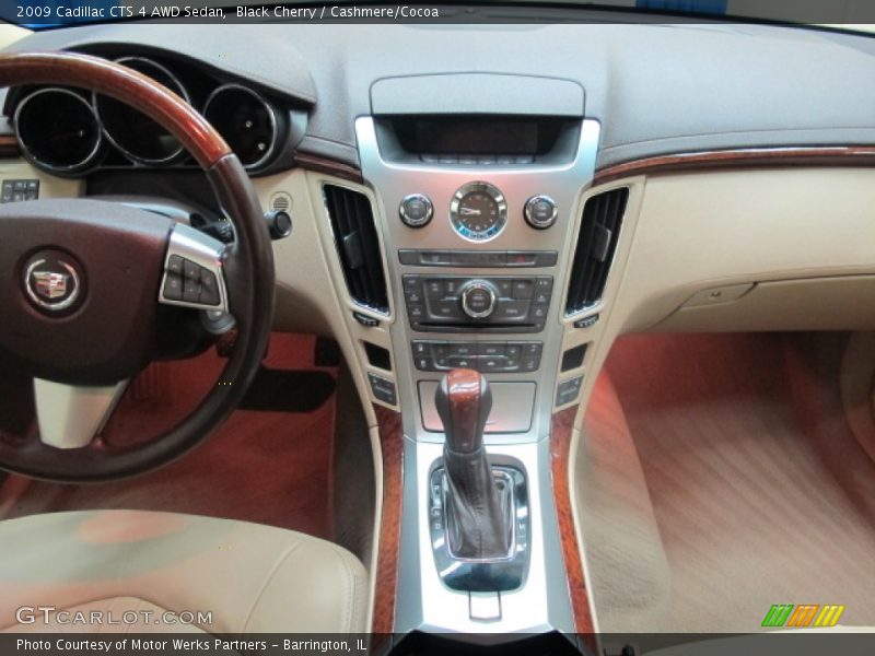 Black Cherry / Cashmere/Cocoa 2009 Cadillac CTS 4 AWD Sedan