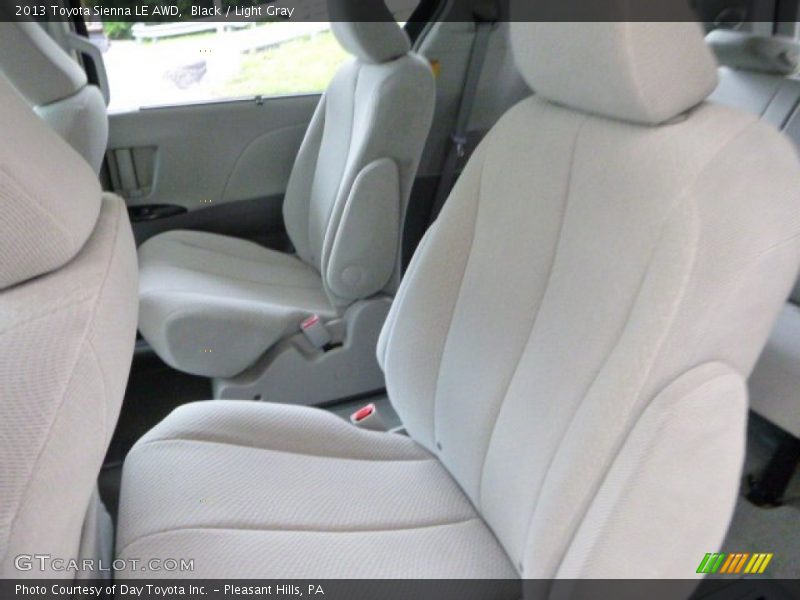 Black / Light Gray 2013 Toyota Sienna LE AWD
