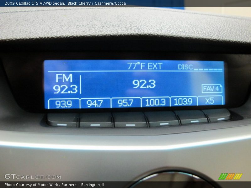 Black Cherry / Cashmere/Cocoa 2009 Cadillac CTS 4 AWD Sedan