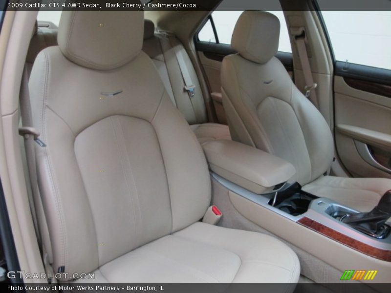 Black Cherry / Cashmere/Cocoa 2009 Cadillac CTS 4 AWD Sedan