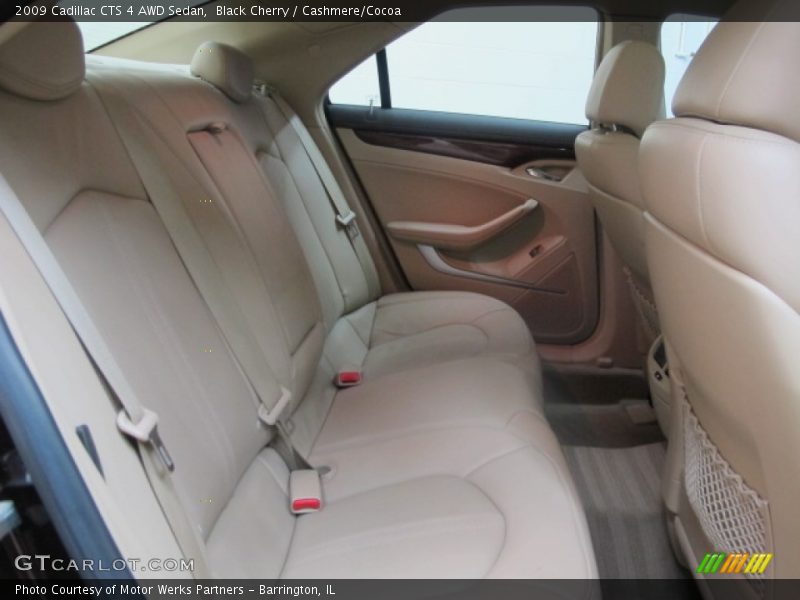 Black Cherry / Cashmere/Cocoa 2009 Cadillac CTS 4 AWD Sedan