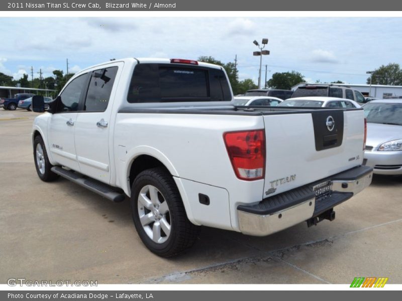 Blizzard White / Almond 2011 Nissan Titan SL Crew Cab