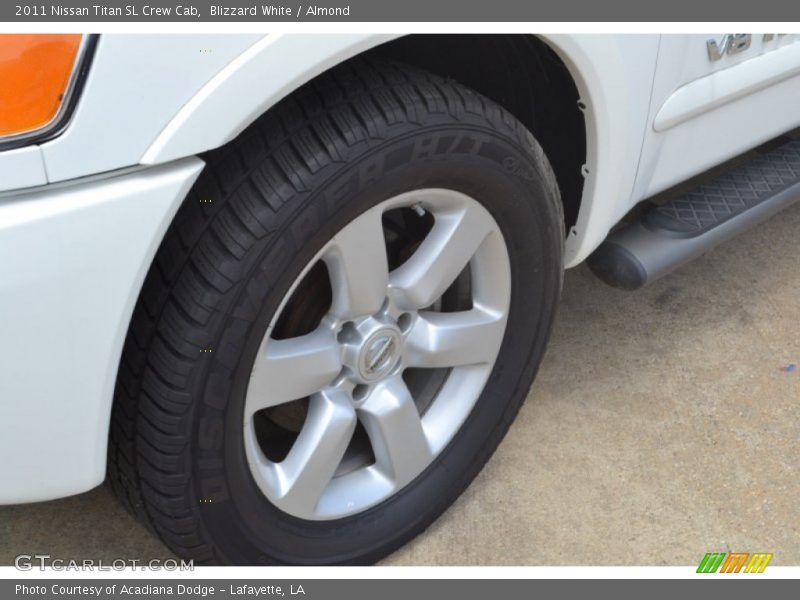 Blizzard White / Almond 2011 Nissan Titan SL Crew Cab