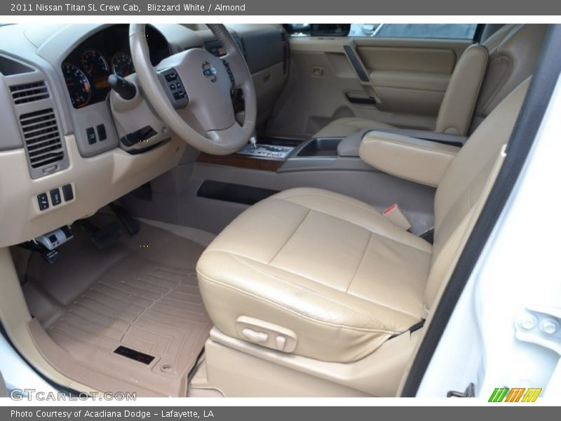 Blizzard White / Almond 2011 Nissan Titan SL Crew Cab