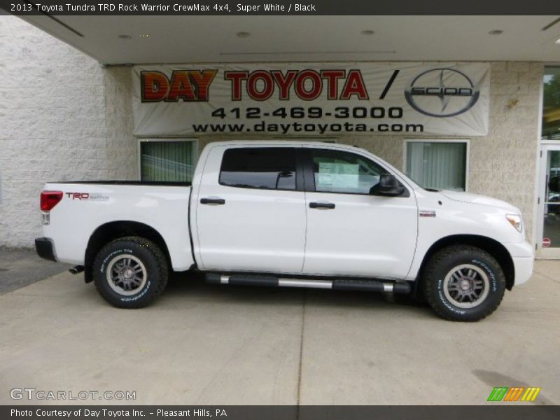 Super White / Black 2013 Toyota Tundra TRD Rock Warrior CrewMax 4x4