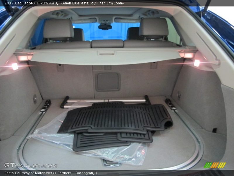 Xenon Blue Metallic / Titanium/Ebony 2012 Cadillac SRX Luxury AWD