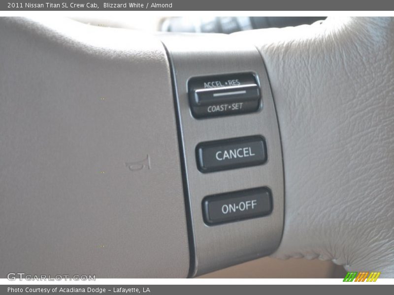 Blizzard White / Almond 2011 Nissan Titan SL Crew Cab
