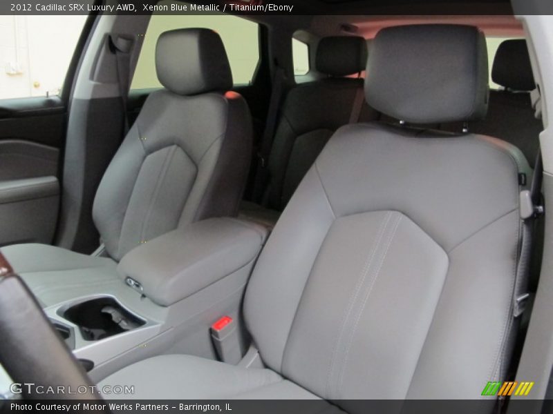 Xenon Blue Metallic / Titanium/Ebony 2012 Cadillac SRX Luxury AWD