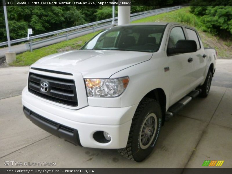 Super White / Black 2013 Toyota Tundra TRD Rock Warrior CrewMax 4x4
