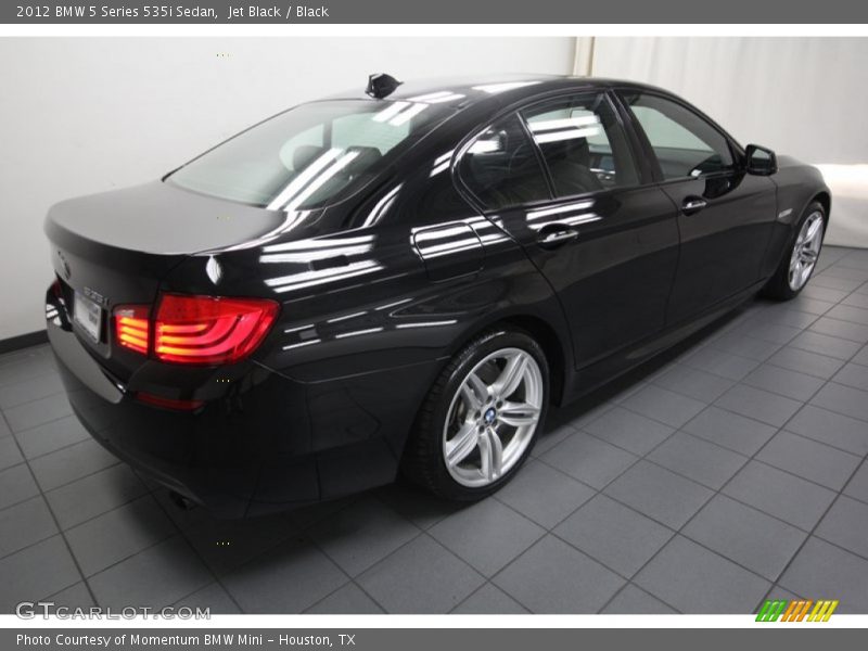 Jet Black / Black 2012 BMW 5 Series 535i Sedan