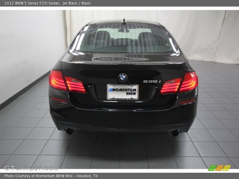 Jet Black / Black 2012 BMW 5 Series 535i Sedan