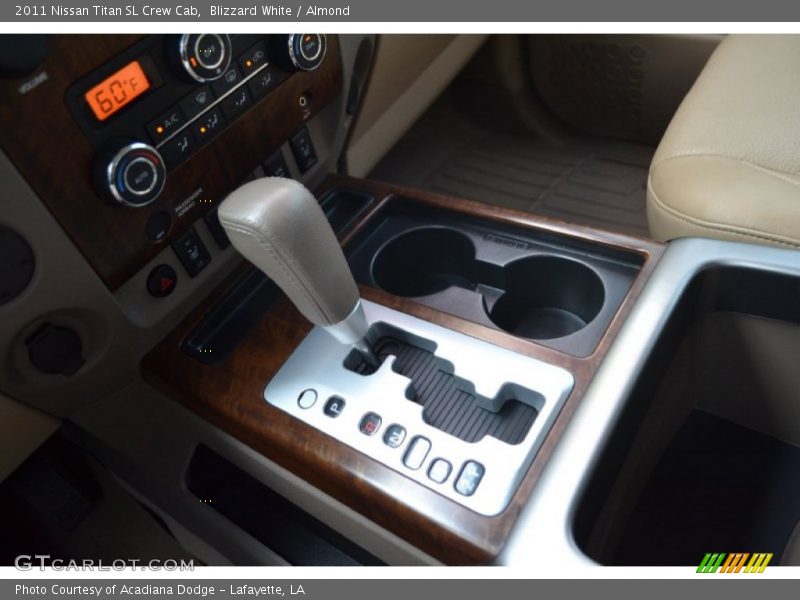 Blizzard White / Almond 2011 Nissan Titan SL Crew Cab