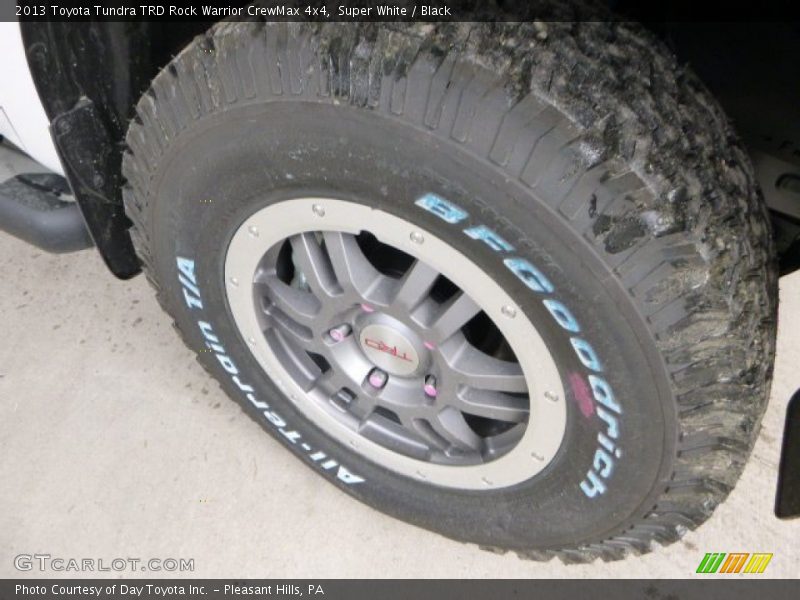 Super White / Black 2013 Toyota Tundra TRD Rock Warrior CrewMax 4x4