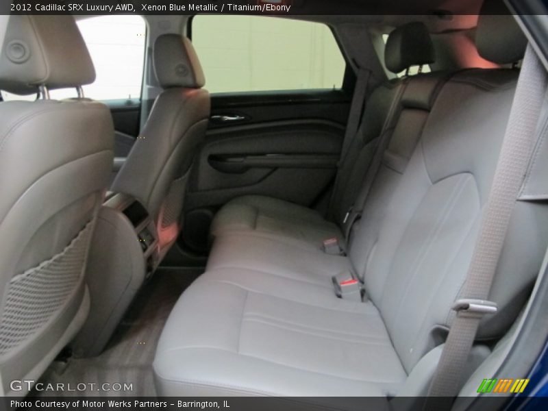Xenon Blue Metallic / Titanium/Ebony 2012 Cadillac SRX Luxury AWD