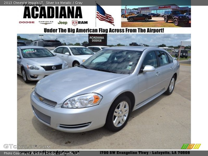Silver Ice Metallic / Gray 2013 Chevrolet Impala LT