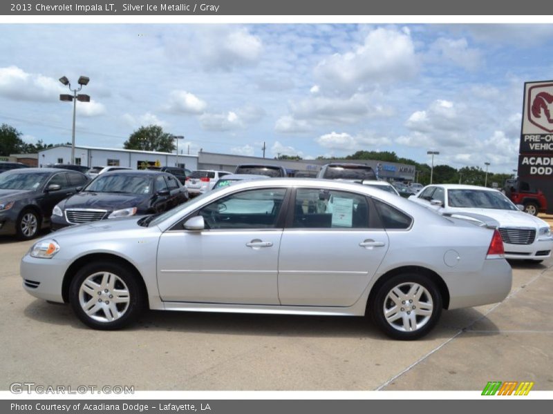 Silver Ice Metallic / Gray 2013 Chevrolet Impala LT