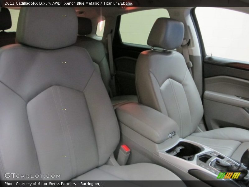 Xenon Blue Metallic / Titanium/Ebony 2012 Cadillac SRX Luxury AWD