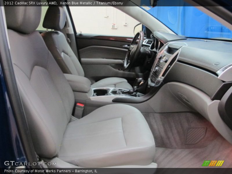 Xenon Blue Metallic / Titanium/Ebony 2012 Cadillac SRX Luxury AWD