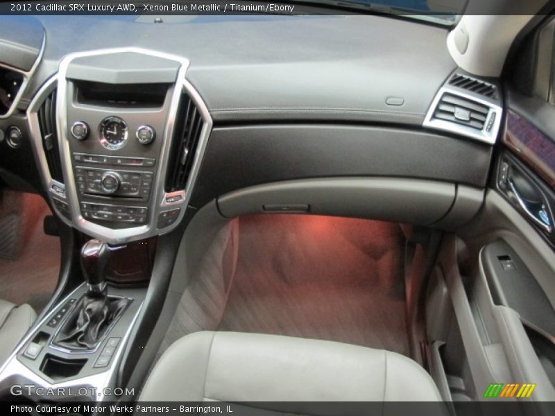Xenon Blue Metallic / Titanium/Ebony 2012 Cadillac SRX Luxury AWD