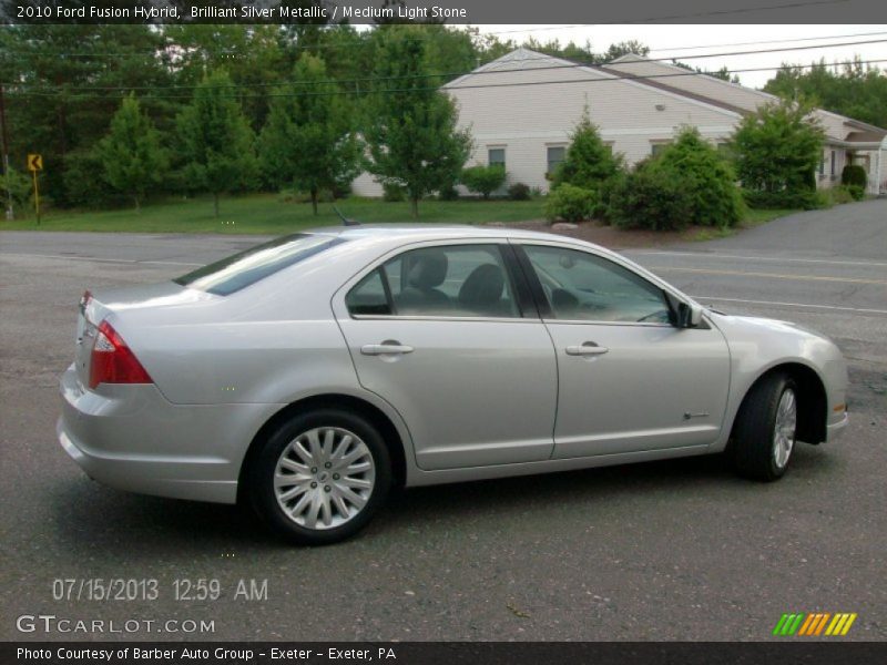 Brilliant Silver Metallic / Medium Light Stone 2010 Ford Fusion Hybrid