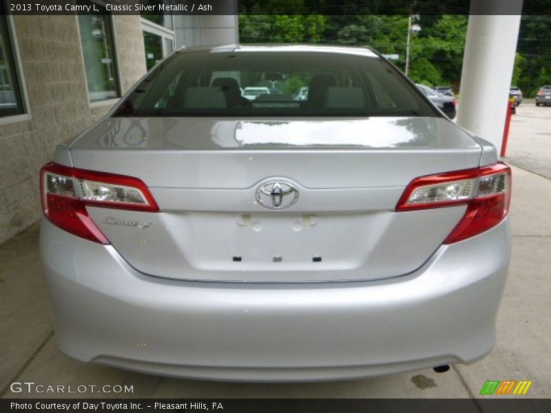 Classic Silver Metallic / Ash 2013 Toyota Camry L
